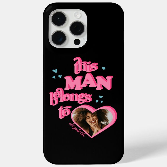 Coques Case-Mate iPhone Drôle cet homme appartient à GF Heart Photo T-Shir (Verso)