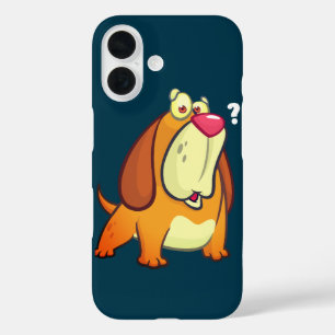 Coque Pour iPhone 16 Drôle chien de dessin