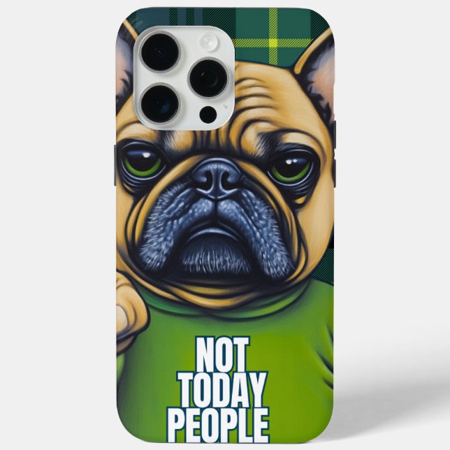 Coques Case-Mate iPhone Drôle Chien de taureau français (Verso)
