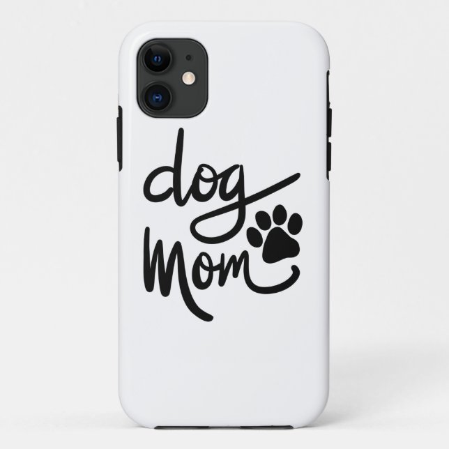 Coques Case-Mate iPhone Drôle Chien Paw Chien Maman (Dos)