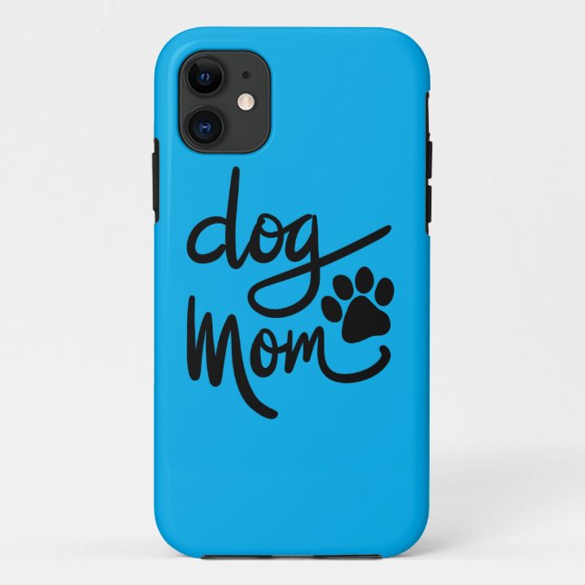 Coques Case-Mate iPhone Drôle Chien Paw Chien Maman (Dos)