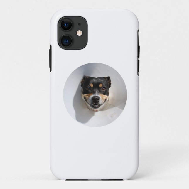 Coques Case-Mate iPhone Drôle chien souriant (Dos)