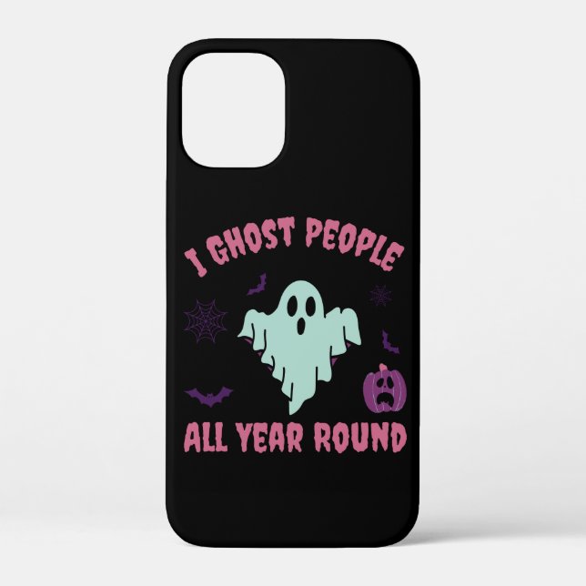 Coques Case-Mate iPhone Drôle Citation de fantôme Halloween (Verso)