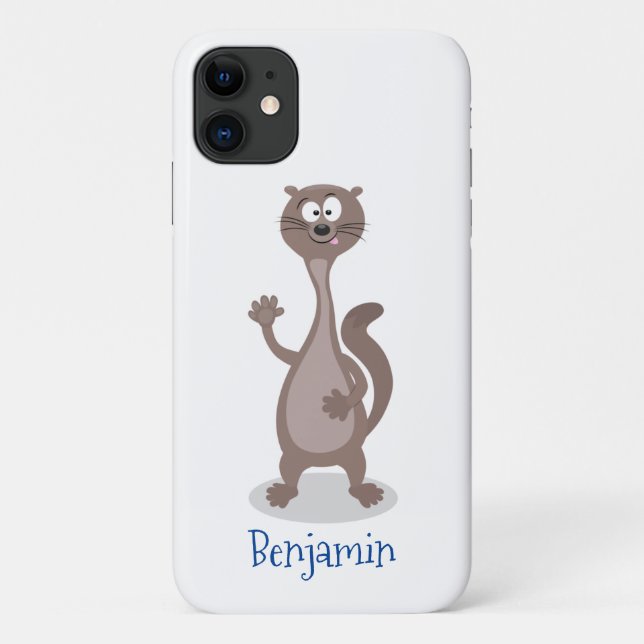 Coques Case-Mate iPhone Drôle dessin animé en toile (Dos)