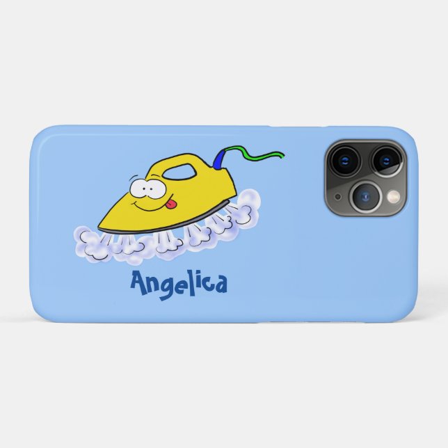 Coques Case-Mate iPhone Drôle dessin animé linge de fer (Dos (Horizontal))