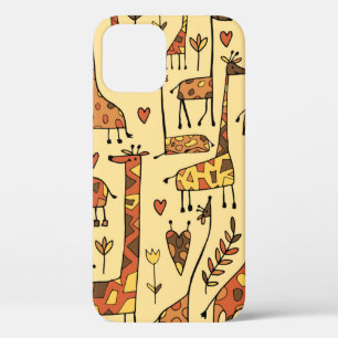Case-Mate iPhone Case Drôle dessin de girafes, sans couture motif votre 