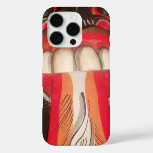 Coques iPhone 16 Pro Drôle effrayant Langue bizarre asiatique Halloween
