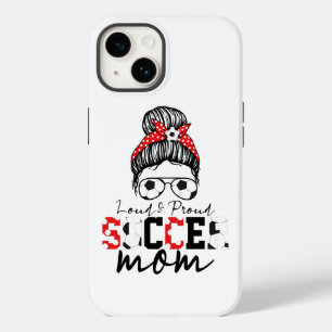 Coque Case-Mate iPhone Drôle Football Loud et Fier Soccer Maman