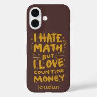 Drôle Je Déteste Les Maths Mais J'Aime Compter Les