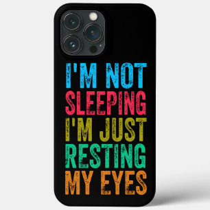 Case-Mate iPhone Case drôle je ne dors pas, je me repose juste les yeux