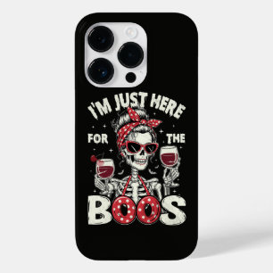 Coque Case-Mate iPhone Drôle je suis juste ici pour les fantômes squelet
