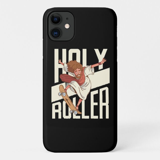 Coques Case-Mate iPhone Drôle Jésus patin à roulettes Holy Roller (Dos)