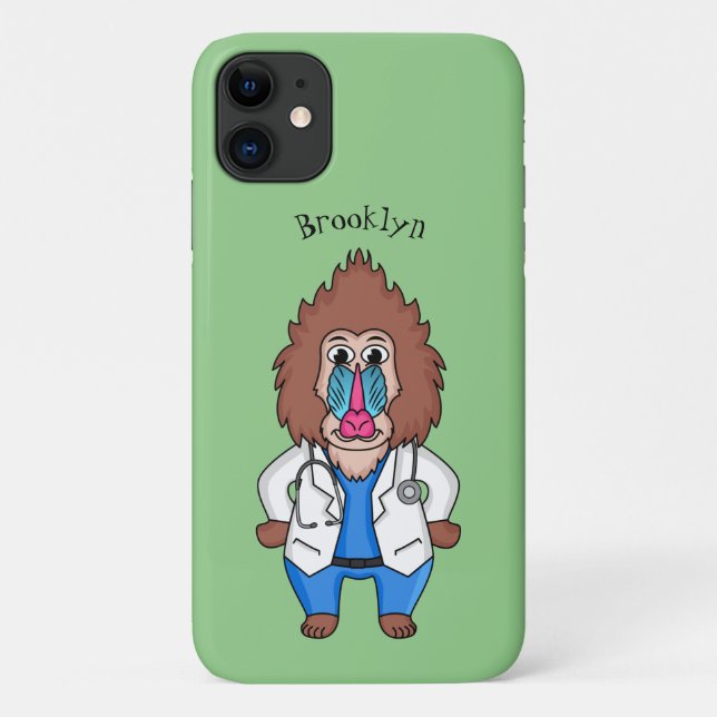Coques Case-Mate iPhone Drôle manuel dessin d'un médecin (Dos)