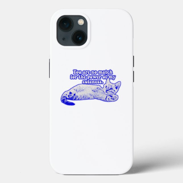 Coques Case-Mate iPhone Drôle mème de chat grincheux pour chaton et amoure (Verso)