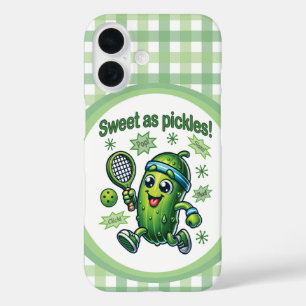 Coque Pour iPhone 16 Drôle mignon sucré comme chatons Pickleball