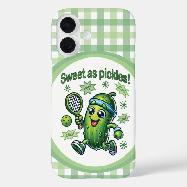 Coques Case-Mate iPhone Drôle mignon sucré comme chatons Pickleball (Verso)