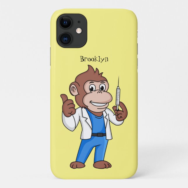 Coques Case-Mate iPhone Drôle orangoutan dessinateur docteur (Dos)