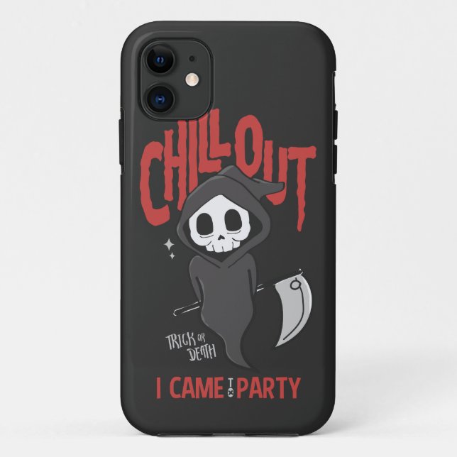 Coques Case-Mate iPhone Drôle Sarcastique Grim Reaper Halloween Party (Dos)