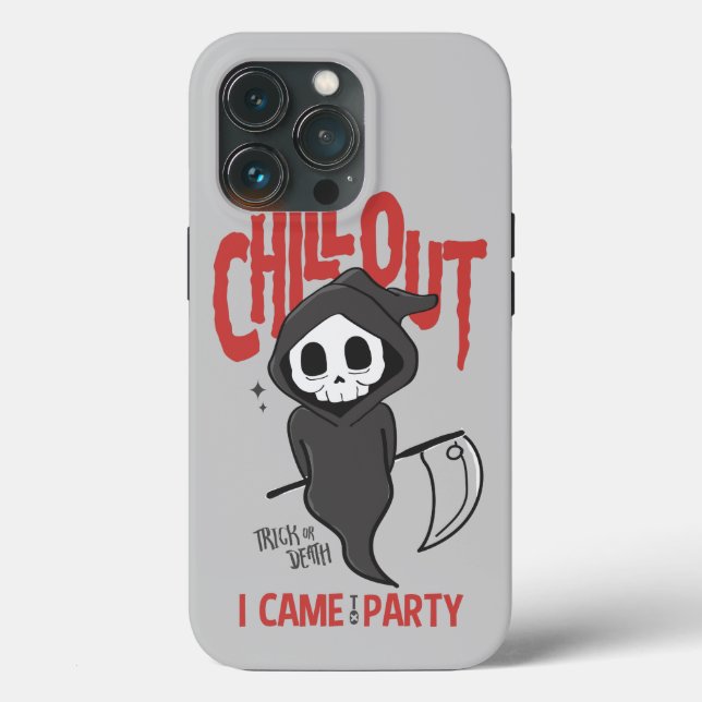 Coques Case-Mate iPhone Drôle Sarcastique Grim Reaper Halloween Party (Verso)