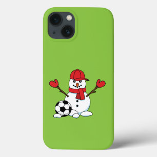 Case-Mate iPhone Case Drôle Snowman avec balle de football