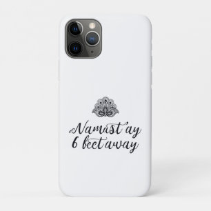 Case-Mate iPhone Case Drôle social Distancing Citation de Yoga
