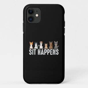Case-Mate iPhone Case Drôles d'Assises Chiens Assis Cool