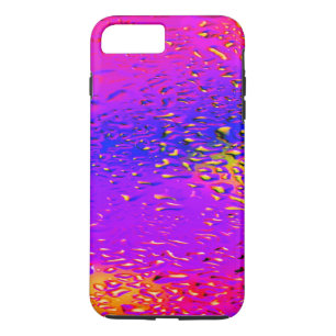 Case-Mate iPhone Case Droplets du coucher du soleil Pink bleu violet