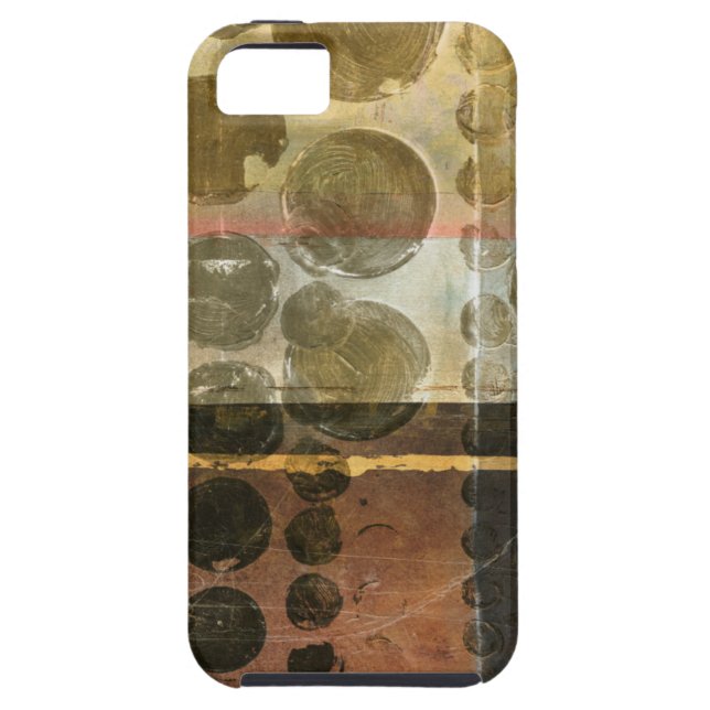 Coques Case-Mate iPhone Droplets verts circulaires (Dos)