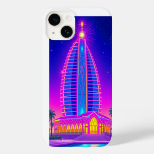 Coque Case-Mate iPhone Dubai Burj Al Arab Neon Night - Dubai Mobile