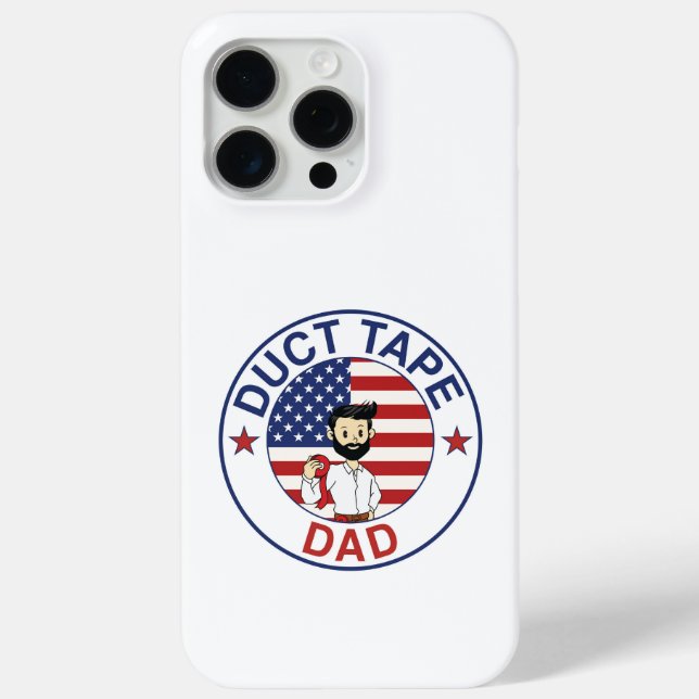 Coques Case-Mate iPhone Duct Tape Dad - iPhone Case (Verso)