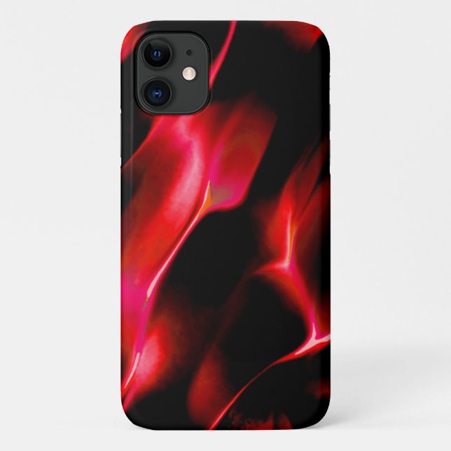 Coques Case-Mate iPhone Dunes artificielles dans l'ombrage rouge (Dos)