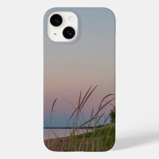 Coques Case-Mate iPhone Dunes de plage au coucher du soleil (Verso)