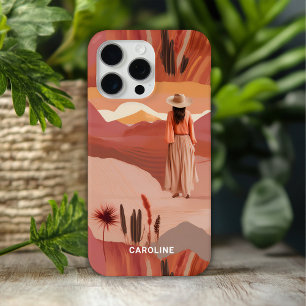 Coque Case-Mate iPhone Dunes du désert Moderne Bohème Collage Personnalis