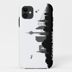 Coques Pour iPhone Düsseldorf skyline iPhone 5 sleeve/case