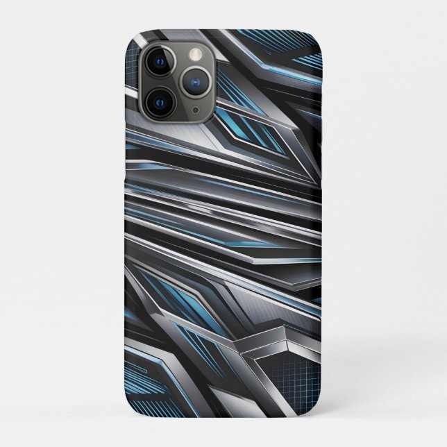 Coques Case-Mate iPhone Dynamic Abstract Design of Interlocking Metallics (Dos)