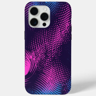 Coque Case-Mate iPhone 💖 Dynamic Pink & Purple Dotted Abstract Pattern