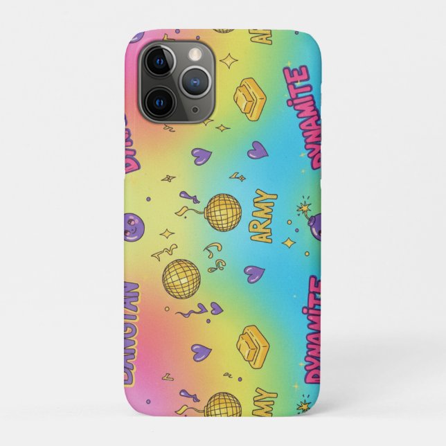 Coques Case-Mate iPhone Dynamite Pop Art Rainbow Pattern (Dos)