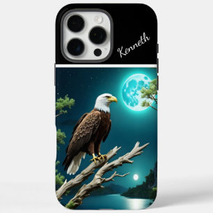 Coque iPhone 16 Pro Max Eagle au-dessus de la rivière Bleue