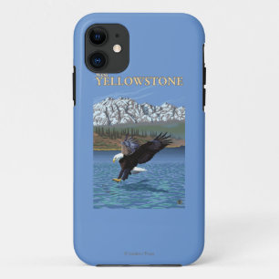 Case-Mate iPhone Case Eagle chauve plongeant - Yellowstone occidental,
