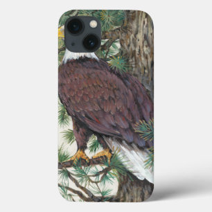 iPhone 13 Case Eagle chauve sur la branche