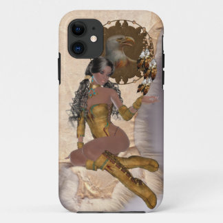 Coque iPhone 11 Éagle de Mandala