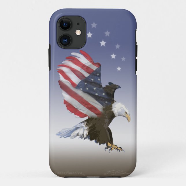 Coques Case-Mate iPhone Eagle Drapeau iPhone5 Coque-Mate à peine là (Dos)