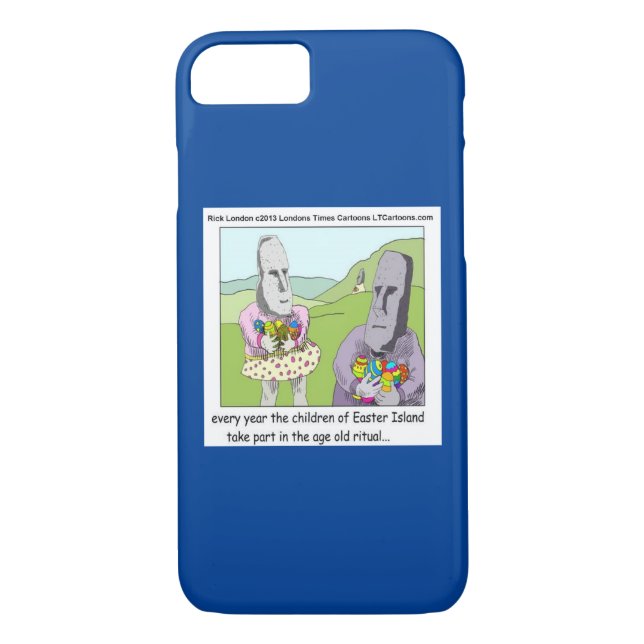 Coques Case-Mate iPhone Easter Island Egg par Rick London (Dos)