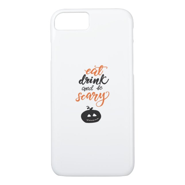 Coques Case-Mate iPhone Eat Drink And Be Scary Funny Halloween (Dos)