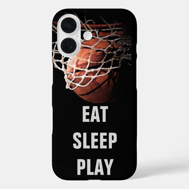 Coques Case-Mate iPhone Eat Sleep Jouer Au Basket (Verso)