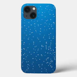 Coques Pour iPhone Eau Bleue Profonde Et Petites Bulles
