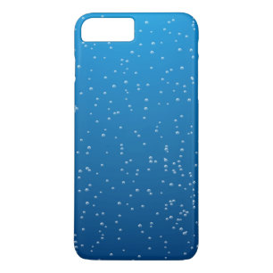 Coque iPhone 7 Plus Eau Bleue Profonde Et Petites Bulles