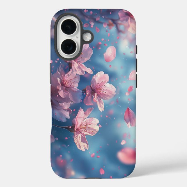 Coques Case-Mate iPhone Eau de rêve Romantique Sakura Flower Boîtier de té (Verso)