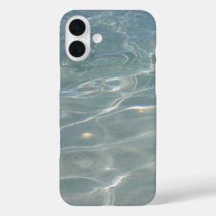 Coques iPhone 16 Plus Eau des Caraïbes Bleu Abstrait Nature
