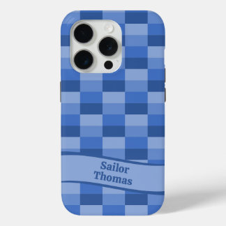 Coque Case-Mate iPhone Eaux amicales Blocs de couleurs, Vague et nom